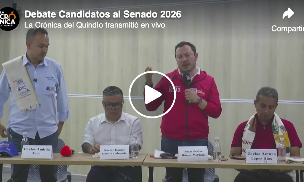 Debate Candidatos al Senado 2026